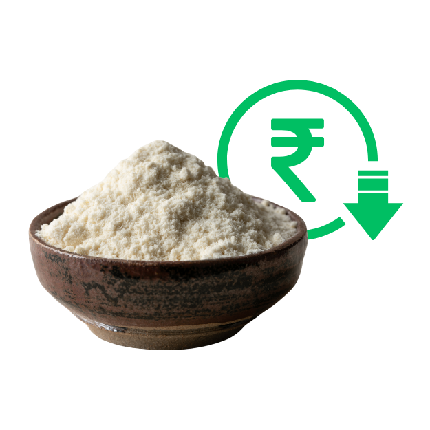 50 paise per kilo of grinding