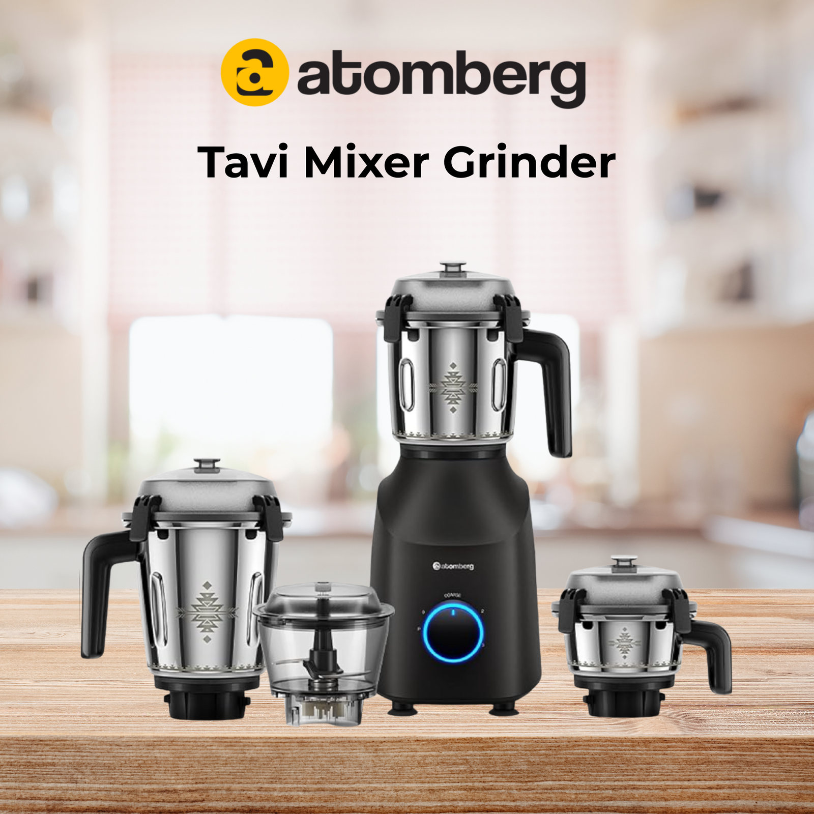 Atomberg Tavi Mixer – Only for USA and Canada – 110 Volt