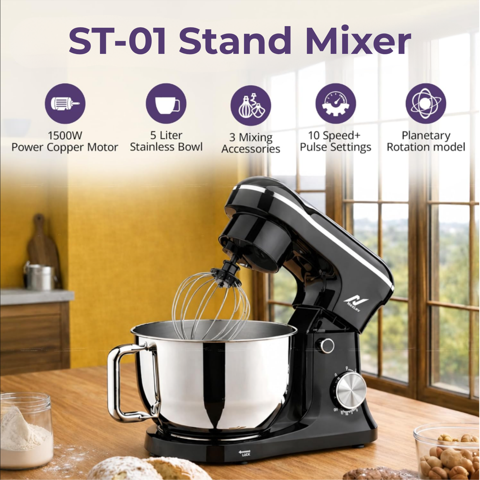 ST01 Stand Mixer Specifications